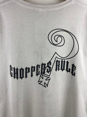 Vintage Indian Larry Choppers Rule White Tee