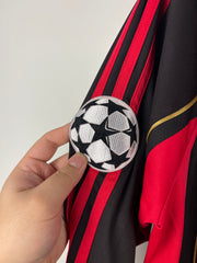 Vintage 2006 Adidas AC Milan Kaka Home Long Sleeve Soccer Jersey