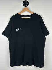 Helmut Lang Mesh Jersey Black Tee