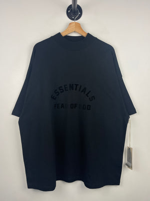 Fear Of God Essentials Arch Logo Jet Black Tee