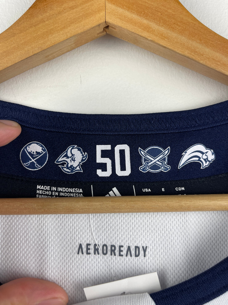 Adidas NHL Buffalo Sabres 50th Anniversary White Hockey Jersey