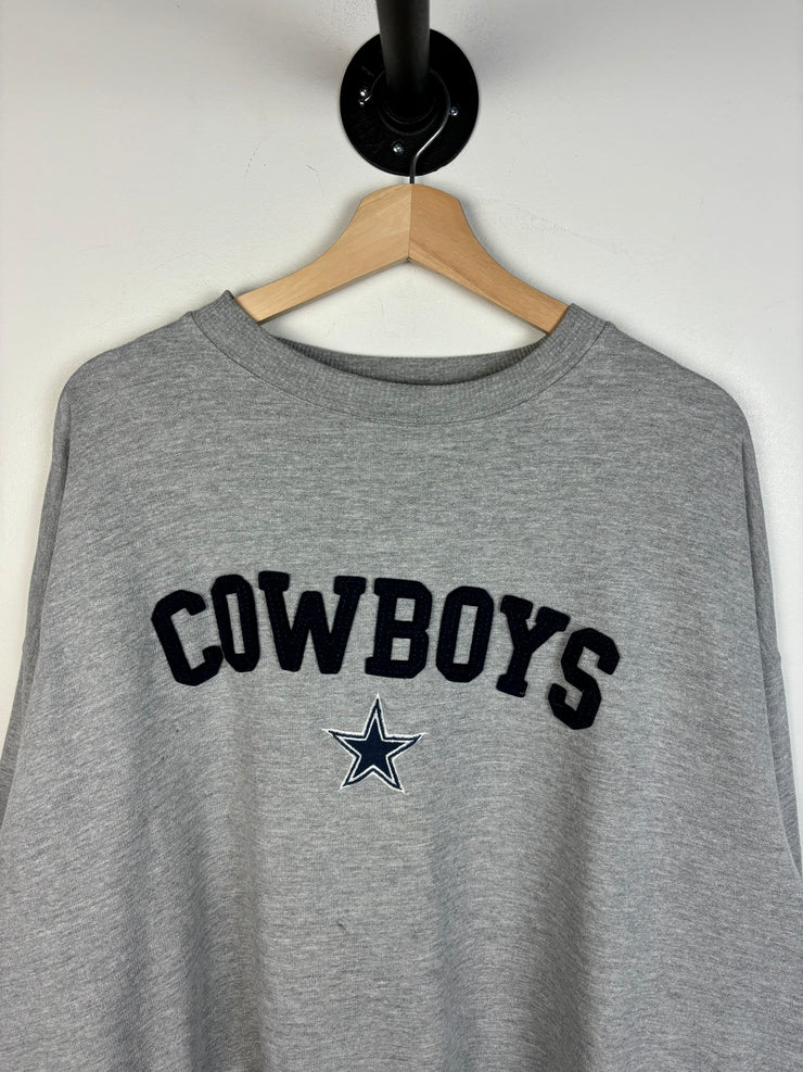 Vintage NFL Dallas Cowboys Grey Crewneck