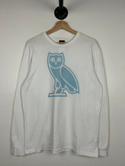 OVO Owl Blue & White Long Sleeve