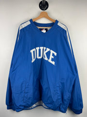 Vintage 90s Majestic Duke Blue Devils Blue Pullover Windbreaker