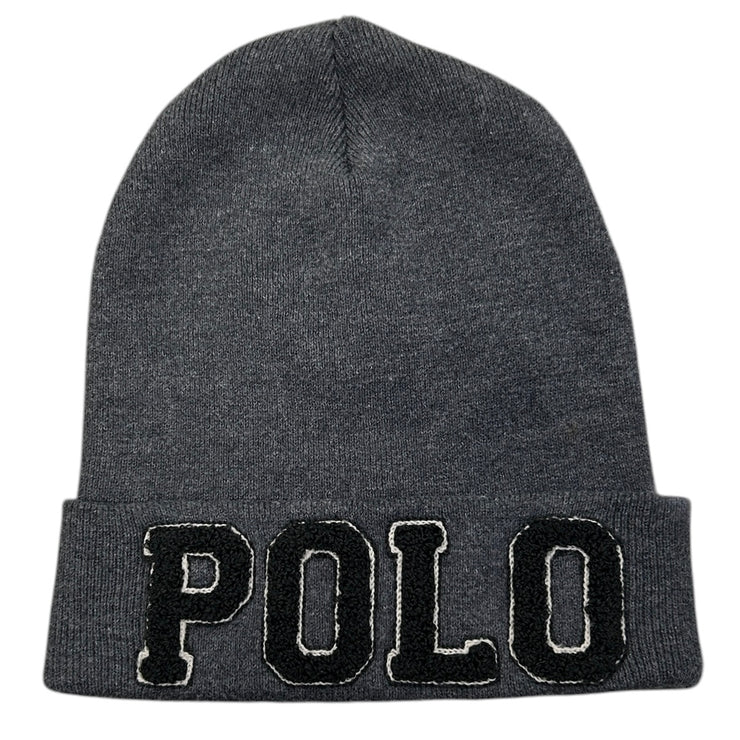 Vintage Polo Ralph Lauren Embroidered Grey Beanie