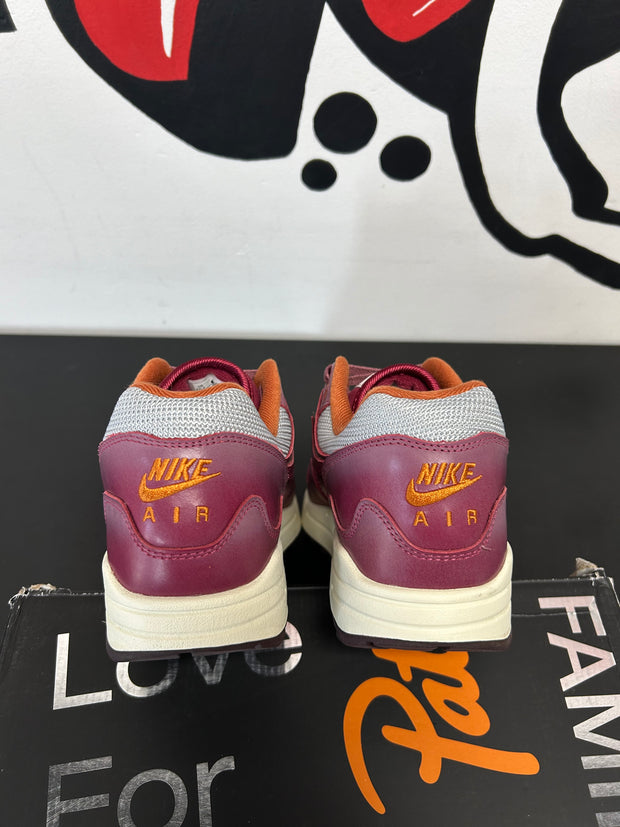 Nike Air Max 1 Patta Rush Maroon