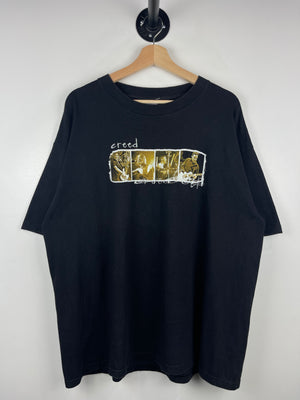 Vintage 90s Creed Human Clay Black Tee