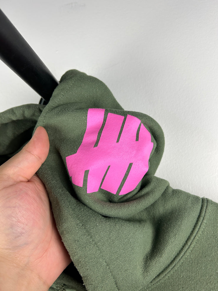Anti Social Social Club Undefeated Club Olive Hoodie