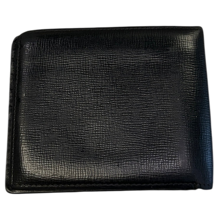 Burberry Black Leather Bifold Wallet