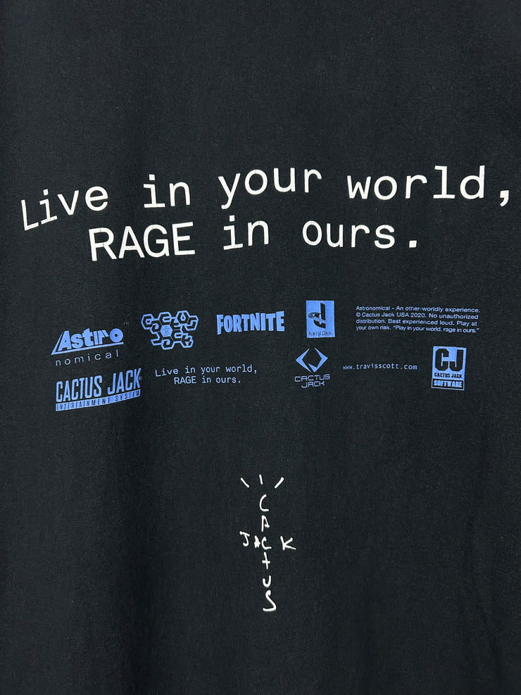Travis Scott The Scotts Fortnite Black Tee