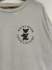 Vintage 90's Grateful Dead Rocky River Cross Country White Tee