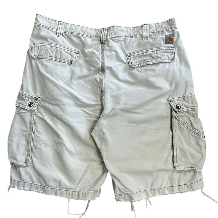 Vintage Carhartt Cream Cargo Work Shorts