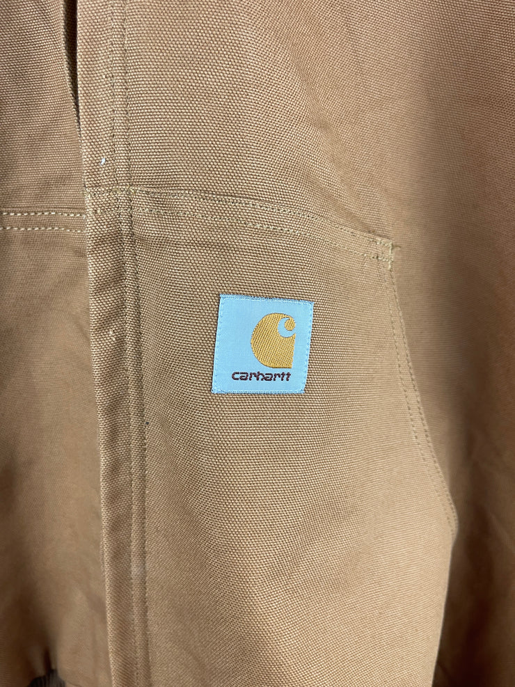 Carhartt Active Beige Hooded Work Jacket