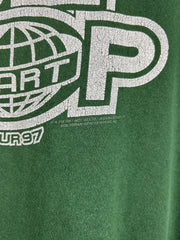 Vintage 90s U2 Pop Mart Tour 97' Green Tee