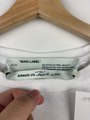 Off White X Futura SS20 Alien Oversized White Tee