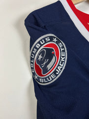 Vintage 90's NHL Koho Columbus Blue Jackets Navy Hockey Jersey