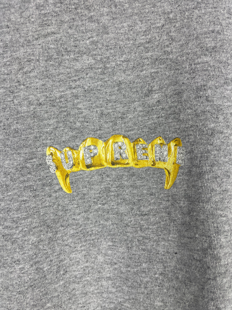 Supreme SS19 Fronts Grillz Heather Grey Tee