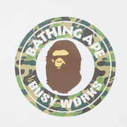 Bape 1st Camo Busy Works White Tee