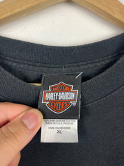 Vintage Harley Davidson Life Begins When You Get One Black Tee