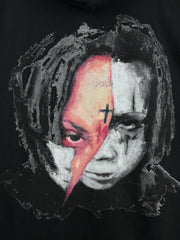 Revenge Trippie Redd Arch Logo Black Hoodie