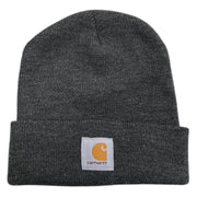 Vintage Carhartt Patch Charcoal Grey Beanie