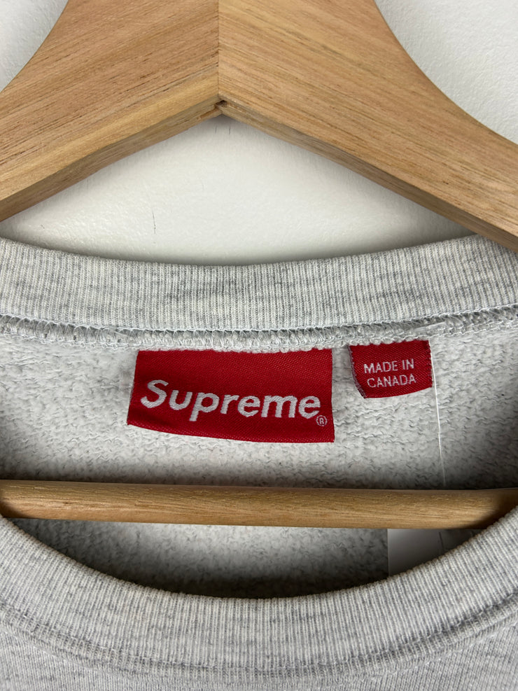Supreme FW19 Breed Ash Grey Crewneck