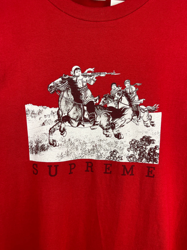 Supreme SS19 Riders Red Tee
