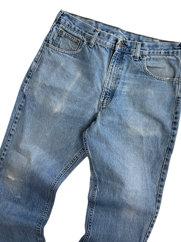 Vintage Carhartt Light Wash Blue Denim Jeans