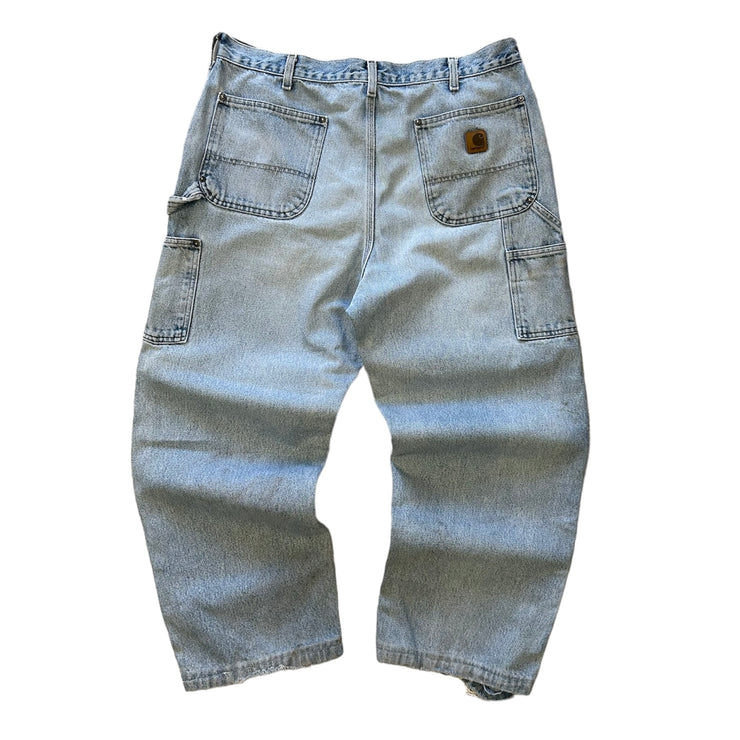 Vintage Carhartt Blue Denim Double Knee Pants