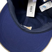 Vintage 90s Kahlua Rocks Navy Wool Strapback Hat