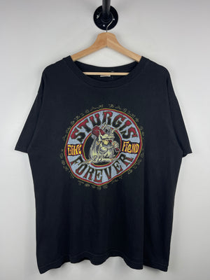 Vintage 90s Sturgis Forever Bike Fiend Black Tee
