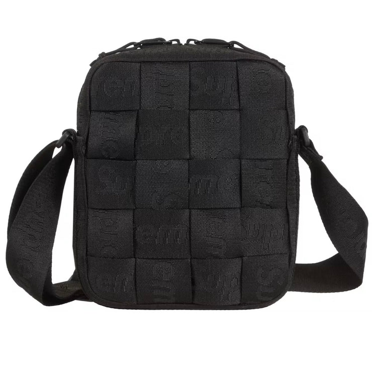 Supreme SS24 Black Woven Shoulder Bag