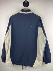 Vintage 90s Abercrombie & Fitch 92 Navy & Grey Fleece Lined Jacket