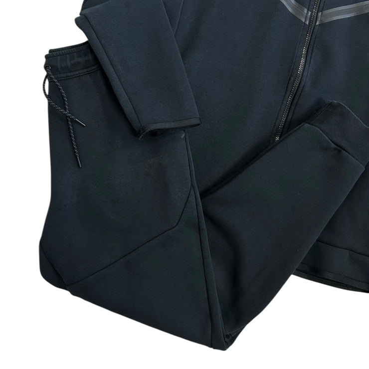 Nike Tech Fleece Black Zip Up Hoodie & Sweatpants Set