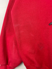 Vintage 90s Dalmatian Dog Fire Fighter Red Crewneck