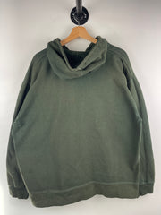 Vintage Steve & Barrys University Of Miami Embroidered Green Zip Up Hoodie