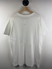 Vintage 80s Roy Lichtenstein Flying Fish LA Pop Art White Tee