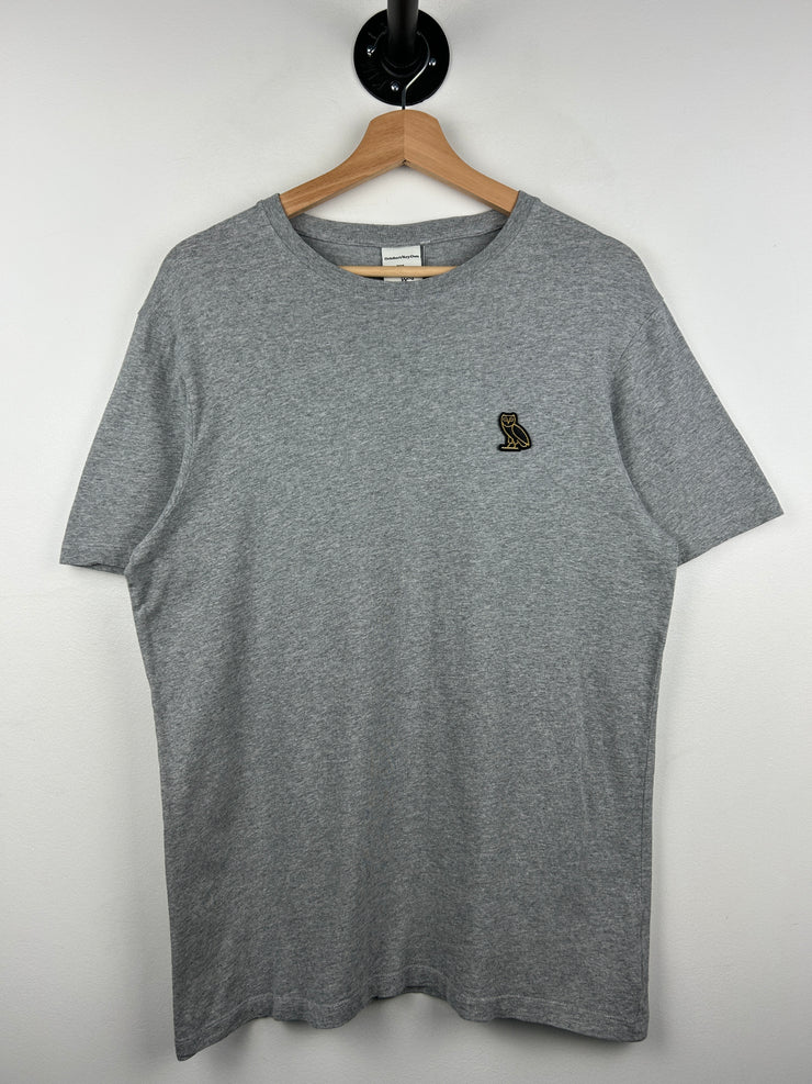 OVO Owl Embroidered Grey Tee