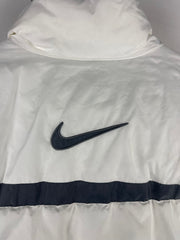 Vintage Nike Swoosh White Down Filled Puffer Jacket