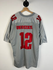 Vintage Y2K Steve & Barrys Ohio State Grey Football Jersey