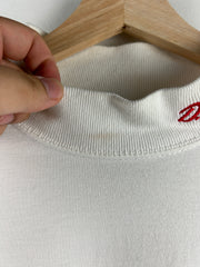 Vintage 90s Dare White Mockneck Long Sleeve