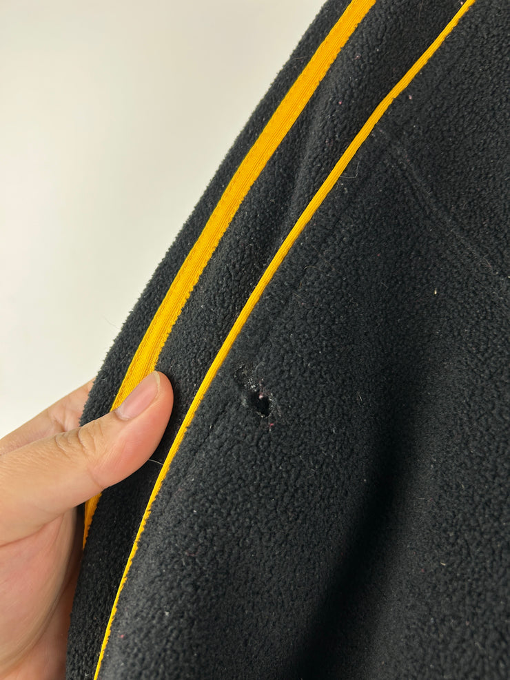 Vintage NFL Pittsburgh Steelers Black Quarter Zip Fleece Sweater
