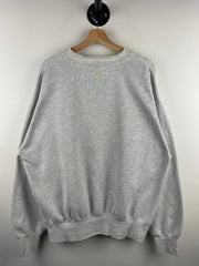 Vintage 90s Michigan Wolverines Embroidered Grey Crewneck