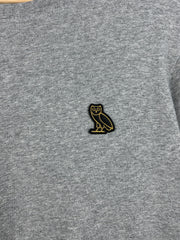 OVO Owl Embroidered Grey Tee