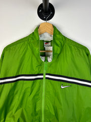 Vintage 90's Nike Swoosh Green Windbreaker