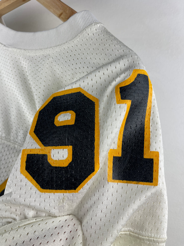 Vintage 80s Russell Athletic SA White Football Jersey