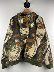 Vintage Scentlok Real Tree Camo Hooded Hunting Jacket