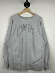 Vintage 80s Champion Reverse Weave Case Western Reserve University Grey Crewneck