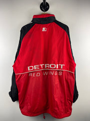 Vintage 90s NHL Starter Detroit Red Wings Red Windbreaker