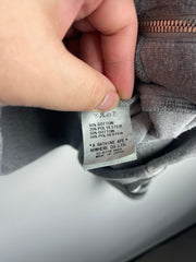 Bape Spellout Grey Velour Zip Up Sweater